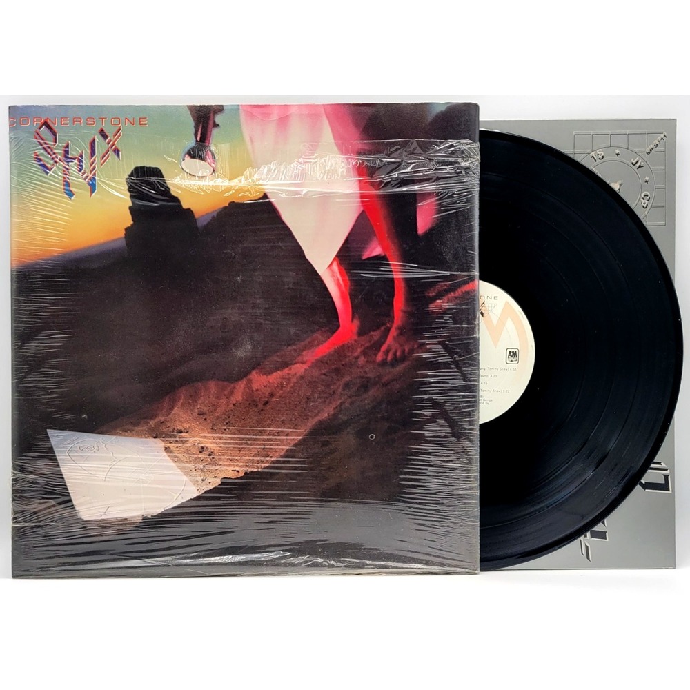 STYX‎ - CORNERSTONE - ROCK LP RECORD IN SHRINK 1979 A&M